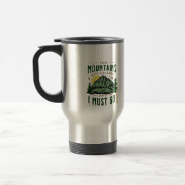 Mug De Voyage La Montagne Appelle