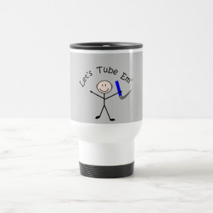 Mug De Voyage La personne respiratoire de bâton de thérapie
