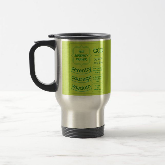 Mug De Voyage La prière de sérénité (Gauche)
