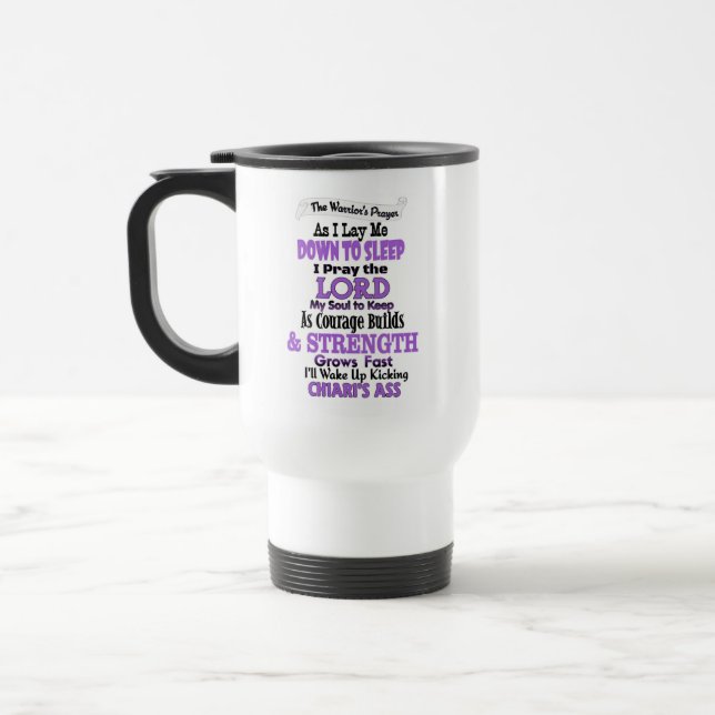 Mug De Voyage La prière du guerrier Chiari (Gauche)