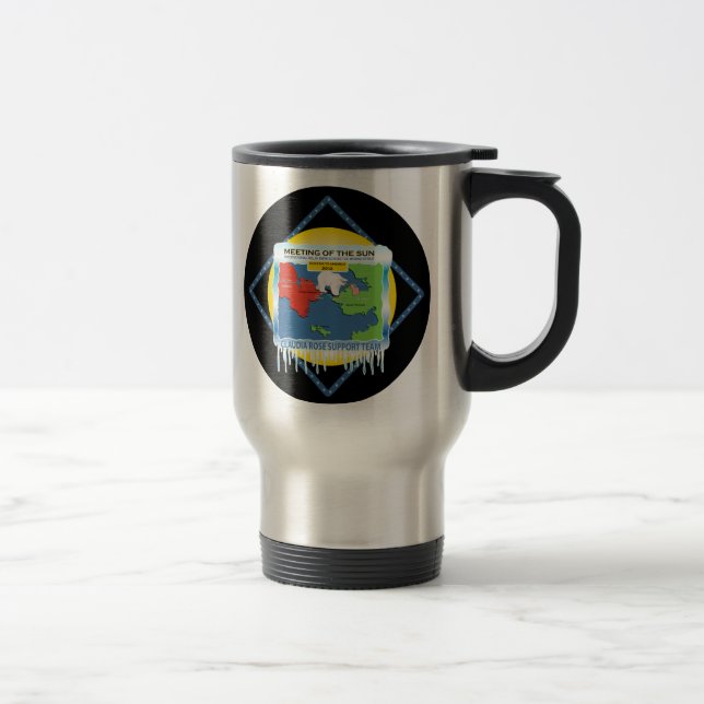 Mug De Voyage La réunion du défenseur d'équipe de Sun le (Droit)