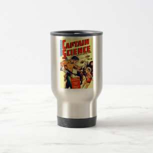 Mug De Voyage La science-fiction vintage de guerrier de l'espace