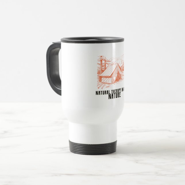 Mug De Voyage La thérapie naturelle dans la nature (Devant gauche)