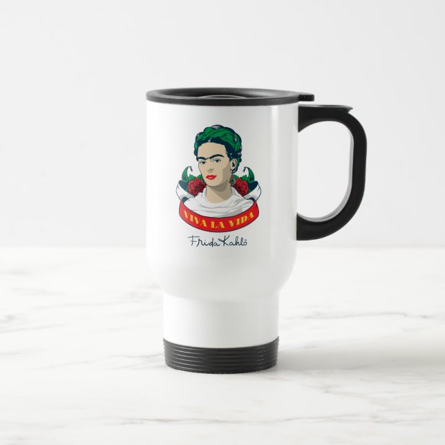 Mug De Voyage La Vida de vivats de Frida Kahlo | (Droite)