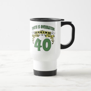Mug De Voyage La vie commence à 40e anniversaire
