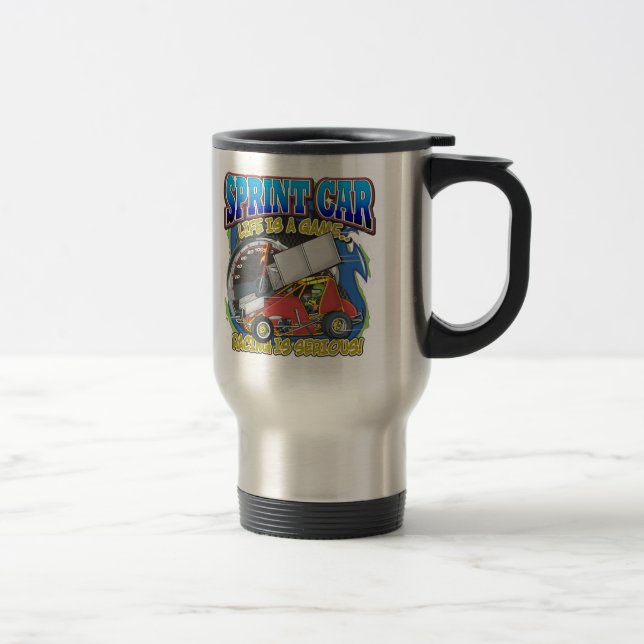 Mug De Voyage La vie de voiture de sprint (Droit)