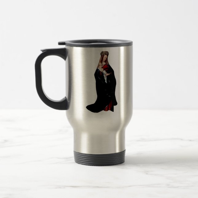 Mug De Voyage La Vierge dans l'Eglise par Jan van Eyck (Gauche)