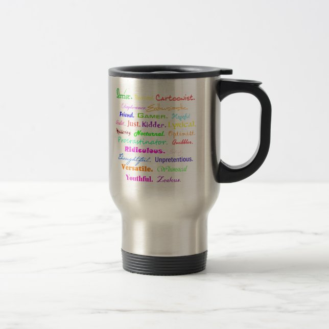 Mug De Voyage L'ABCs de moi (Droit)