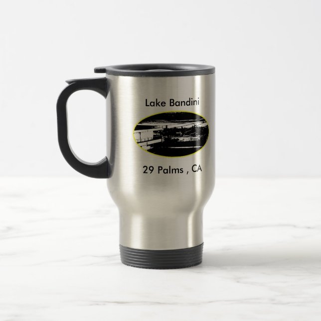 Mug De Voyage Lac Bandini, 29 paumes, CA (Gauche)