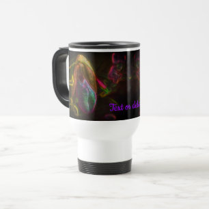 Mug De Voyage Lady Slipper Flower Art personnalisé