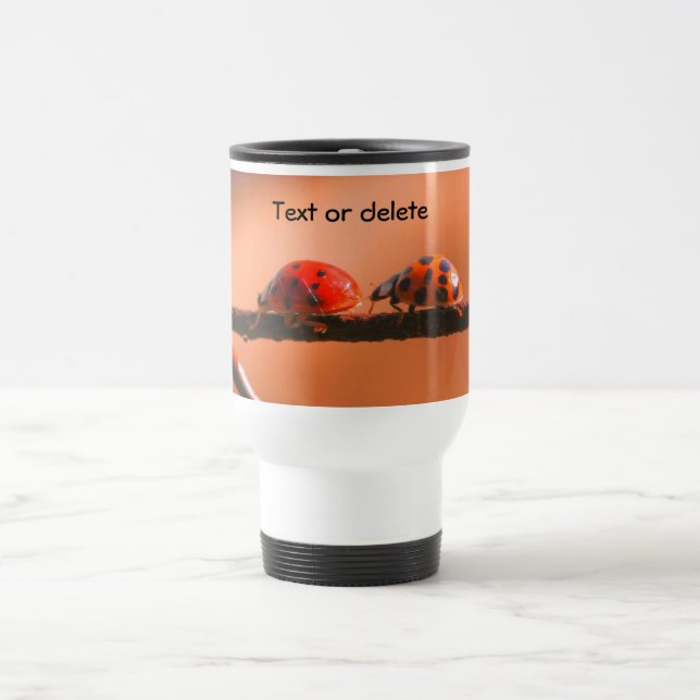 Mug De Voyage Ladybug Buddies Nature Personnalisée (Centre)
