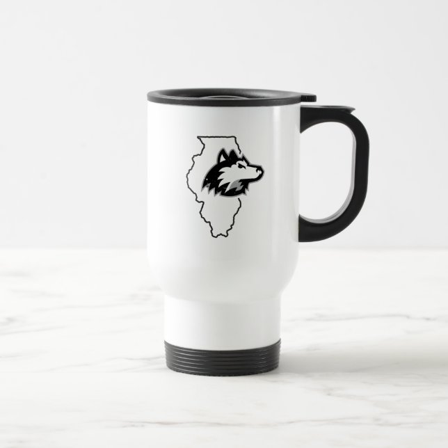 Mug De Voyage L'Amour de l'État de NIU Huskies (Droite)