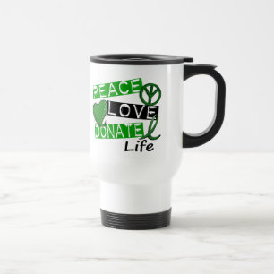 MUG DE VOYAGE L'AMOUR DE PAIX DONNENT LA VIE