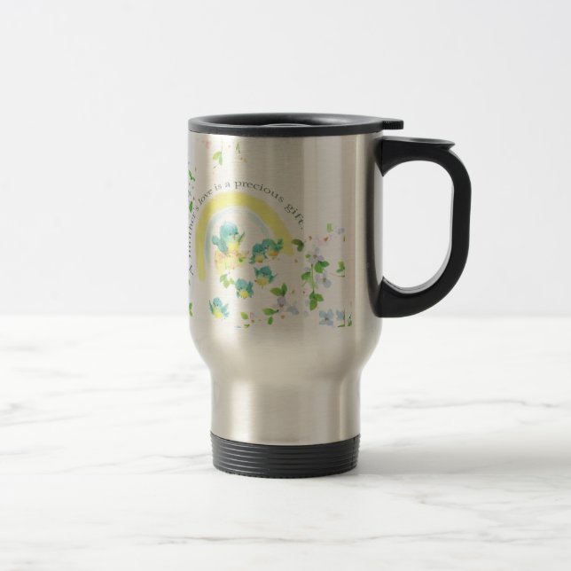 Mug De Voyage L'amour d'une mère est un cadeau précieux (Droit)