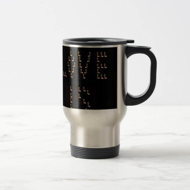 Mug De Voyage L'amour est (Droit)