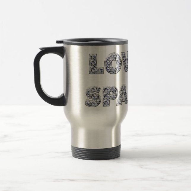Mug De Voyage L'Amour Pour Étinceler (Gauche)