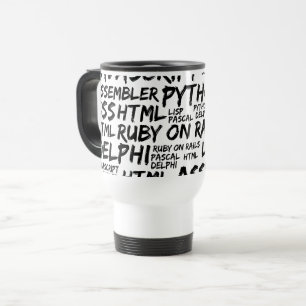 Mug De Voyage Langues de programmation, Langues informatiques, C