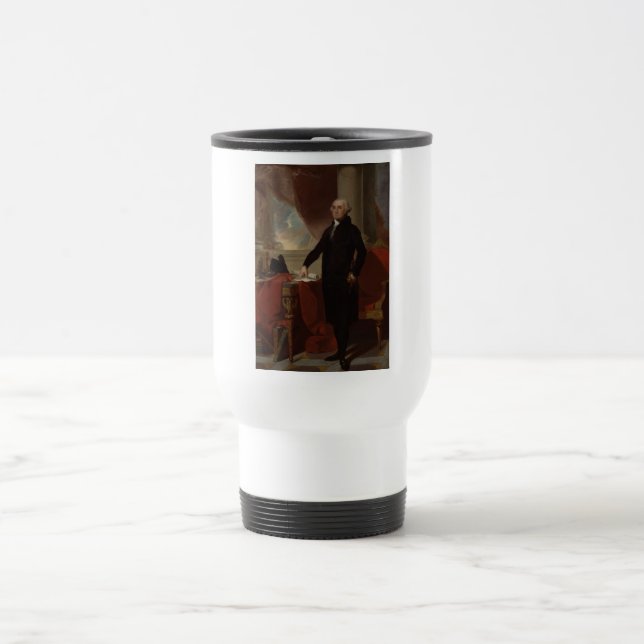 Mug De Voyage Lansdowne Portrait : Le président américain George (Centre)