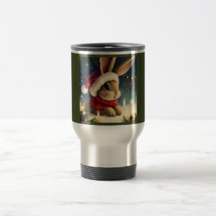 Mug De Voyage Lapin de Noël 4