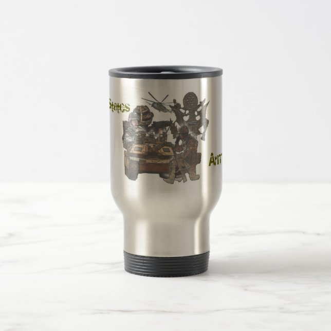 Mug De Voyage L'armée, Etats-Unis attaquent (Centre)