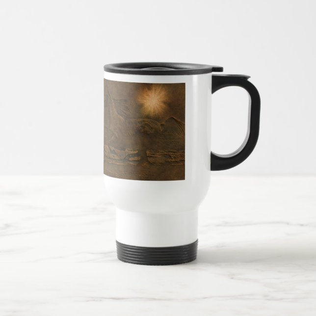 Mug De Voyage Le cadeau de l'amoureux de l'équine (Droite)