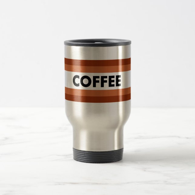 Mug De Voyage le café raye le voyageur (Centre)