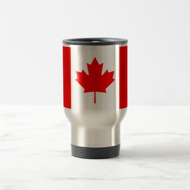 Mug De Voyage Le Canada - drapeau canadien (Centre)
