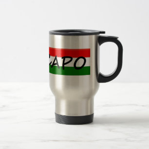 Mug De Voyage Le CAPO, capo signifie le PATRON ! en italien et