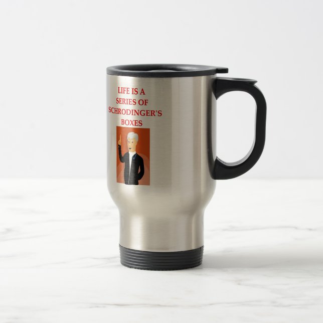 Mug De Voyage le chat des schrodinger (Droit)