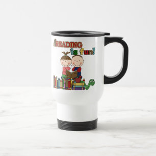 Mug De Voyage Le chiffre lecture de bâton d'enfants est