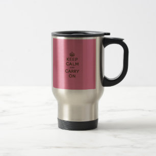 Mug De Voyage Le chocolat de fraise gardent le calme et
