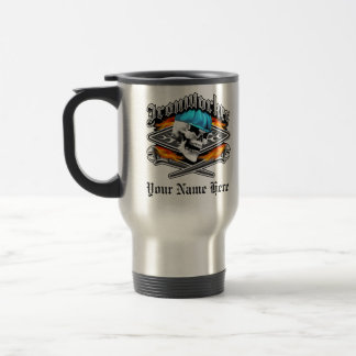 Mug De Voyage Le crâne de serrurier et sarclent des clés