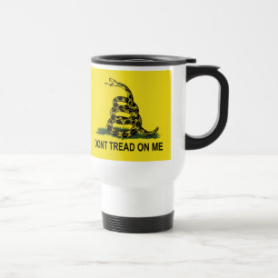 Mug De Voyage Le drapeau de Gadsden ne marchent pas sur moi