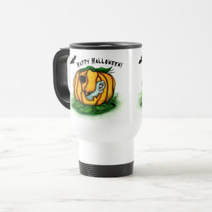 Mug De Voyage Le fantôme d'Halloween, chauve-souris, fantôme et