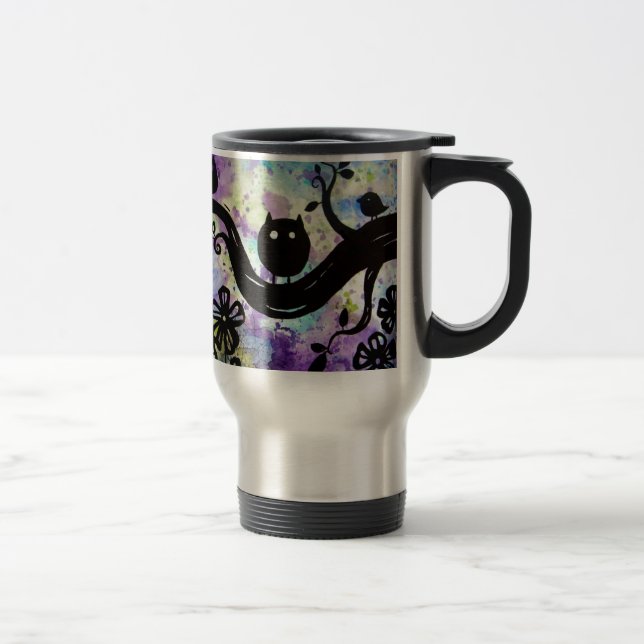 Mug De Voyage le hibou (Droit)