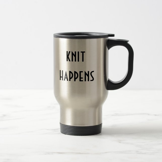 Mug De Voyage Le Knit se produit (Droit)