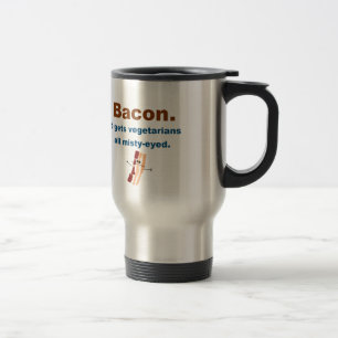 Mug De Voyage Le lard obtient des végétariens ayant la larme 