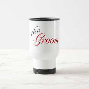 Mug De Voyage Le marié (rouge de manuscrit)