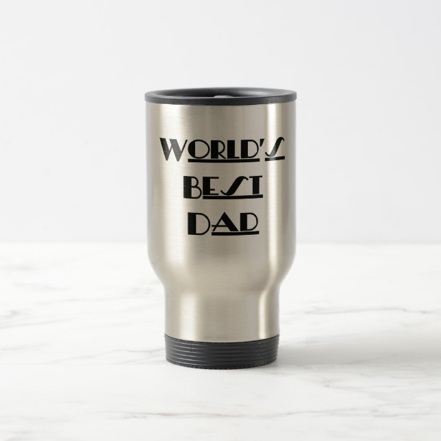 Mug De Voyage Le meilleur papa du monde (Centre)