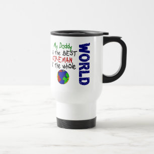 Mug De Voyage Le meilleur pompier en monde 2 (papa)