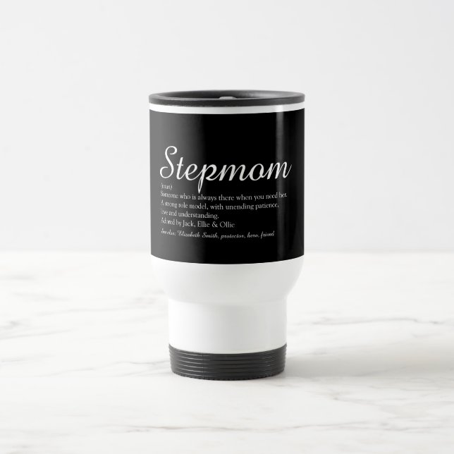 Mug De Voyage Le meilleur Stepmaman du monde, Stepmère Définitio (Centre)