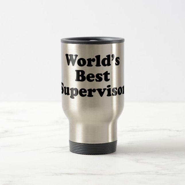 Mug De Voyage Le meilleur surveillant du monde (Centre)