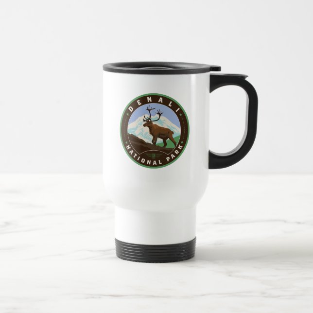 Mug De Voyage Le Parc national de Denali (Droite)
