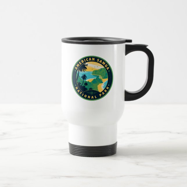 Mug De Voyage Le Parc national des Samoa américaines (Droite)