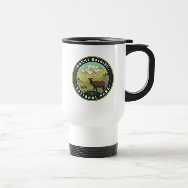 Mug De Voyage Le Parc national du Mont Rainier (Droite)
