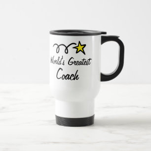 Mug De Voyage Le plus grand entraîneur du monde - cadeau de