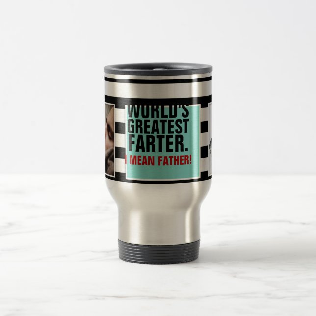 Mug De Voyage Le plus grand Farter du monde. Père ! (Centre)