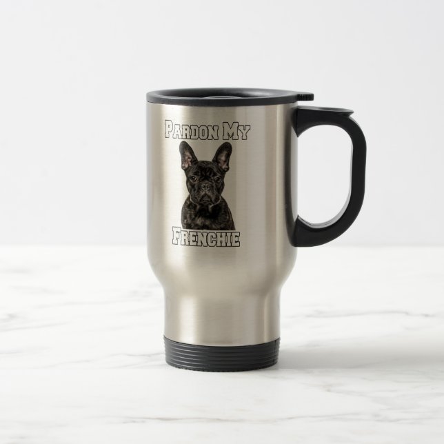 Mug De Voyage Le propriétaire français du chien de taureau pardo (Droit)
