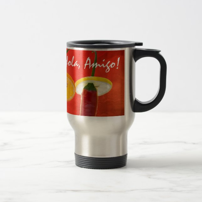 Mug De Voyage Le Rouge, Le Chaud, Le Chili (Droit)