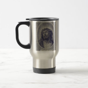 Mug De Voyage Le Saint Visage de Jésus avec Couronne d'Épines Ar
